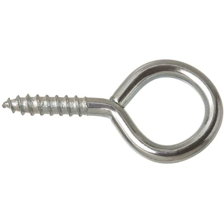 #4 Zinc-Plated Steel Screw Eye, 25PK